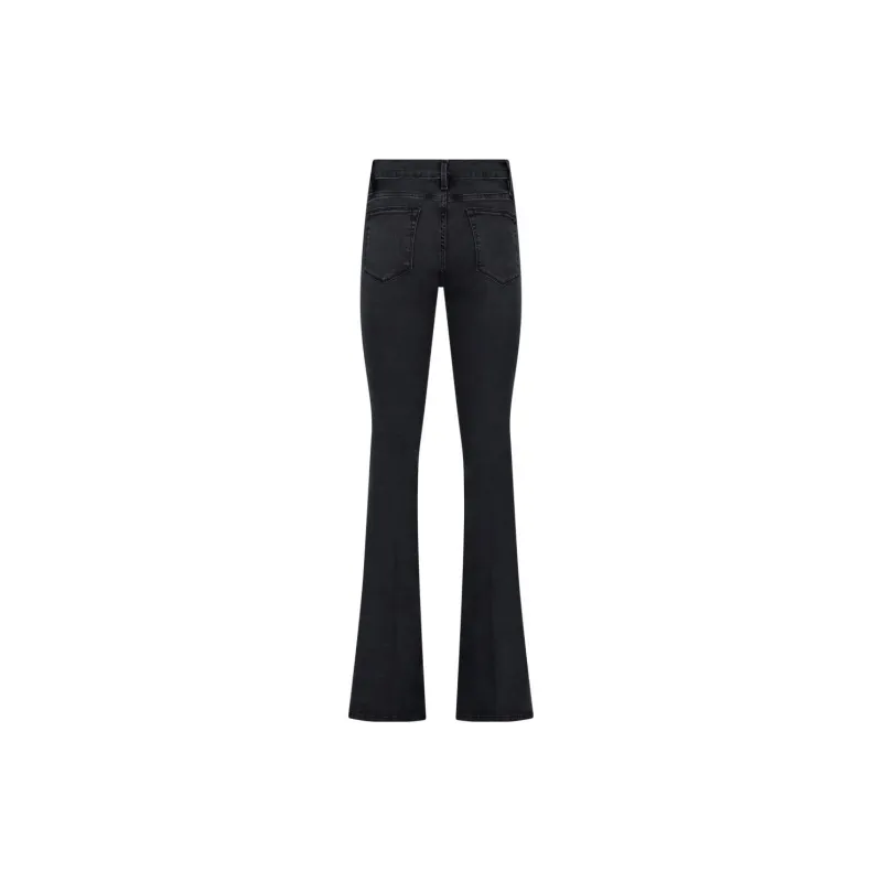FRAME Low-Rise Flared Jeans-1