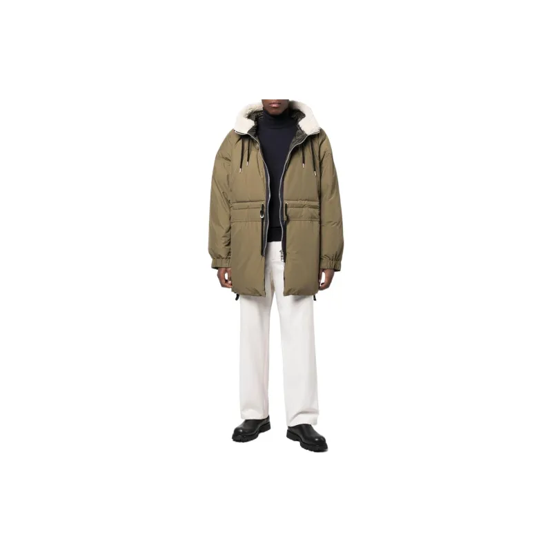 Sacai Zipped Hooded Drawstring Parka-2