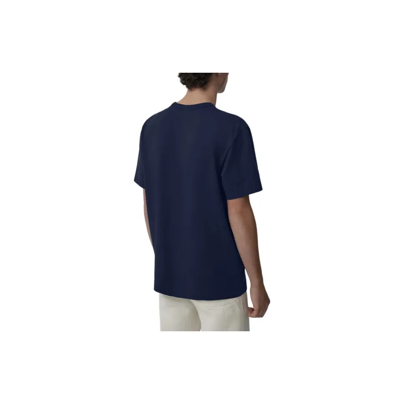 Canada Goose T Shirt Men's Marine Blue-1