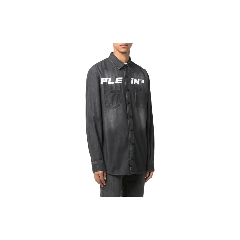 PHILIPP PLEIN Shirts Men Gray-3