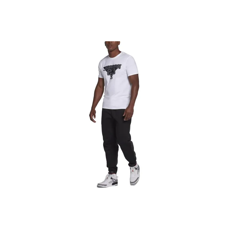 Jordan Air Jordan T Shirts Men White-1