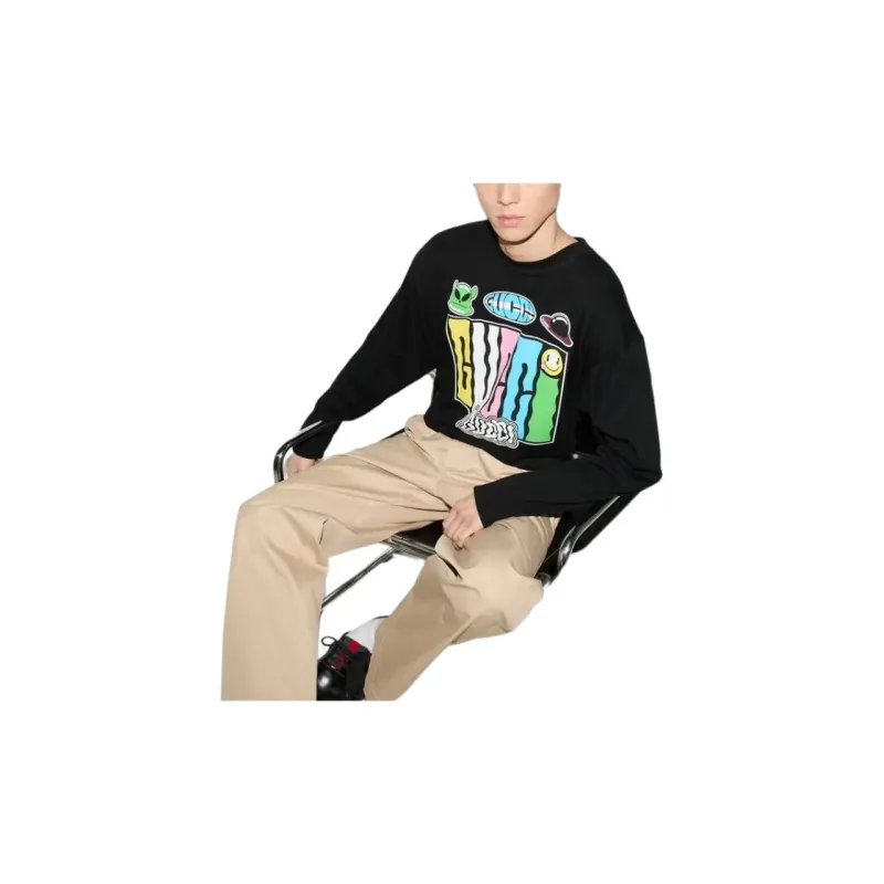 GUCCI T Shirts Men Black-4