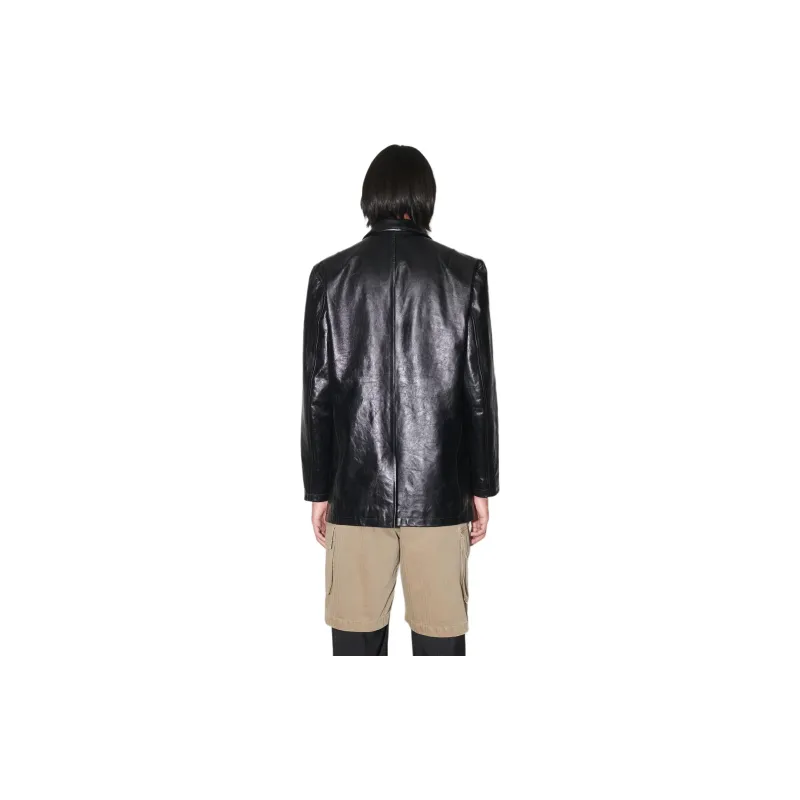 OUR LEGACY Single-breasted Leather Blazer-2