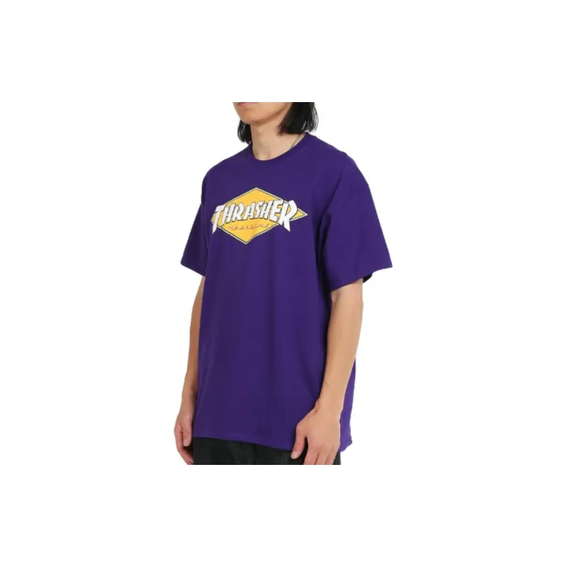 Thrasher T Shirts Unisex Purple-1