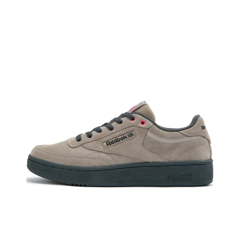 Reebok CLUB C 85 W+ Anti-Slip And Wear-Resistant Height Increasing Low-Top Skateboard Shoes Unisex Khaki-0
