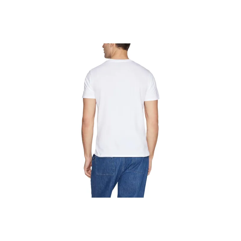 GUESS FW23 Front Logo T-Shirt T-Shirt Men's White-1