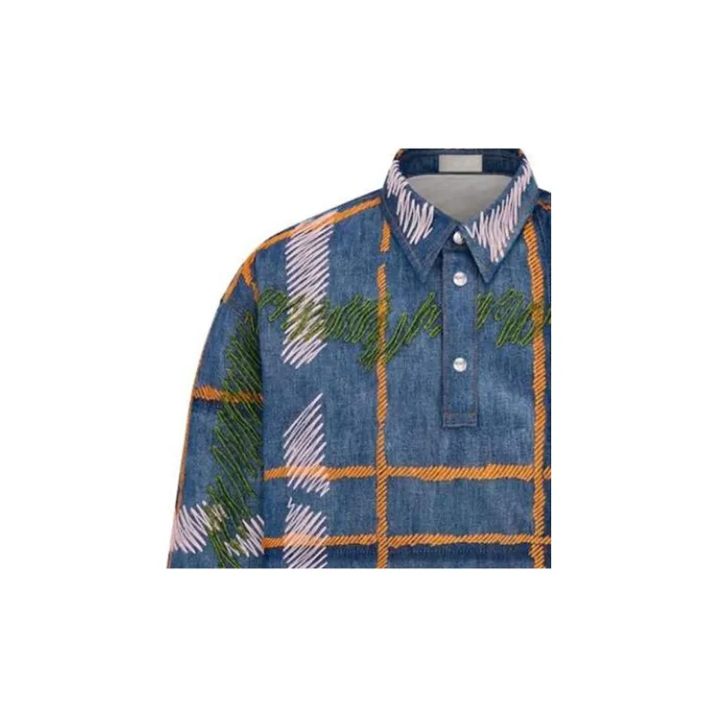 DIOR X Denim Tears Long Sleeve Shirt-4