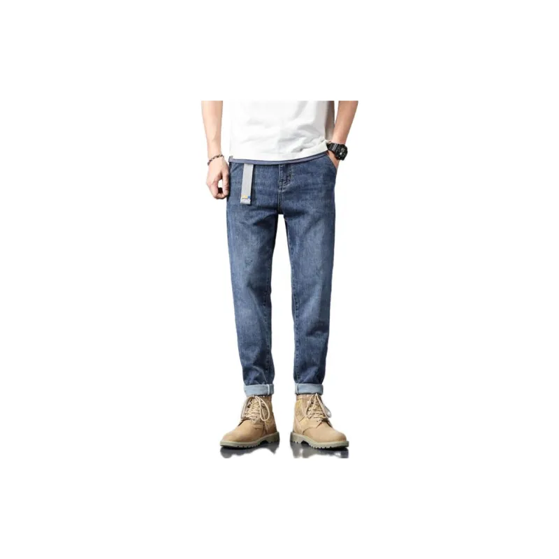 FAIRWHALE Jeans Spring And Summer Men's Denim Blue-2