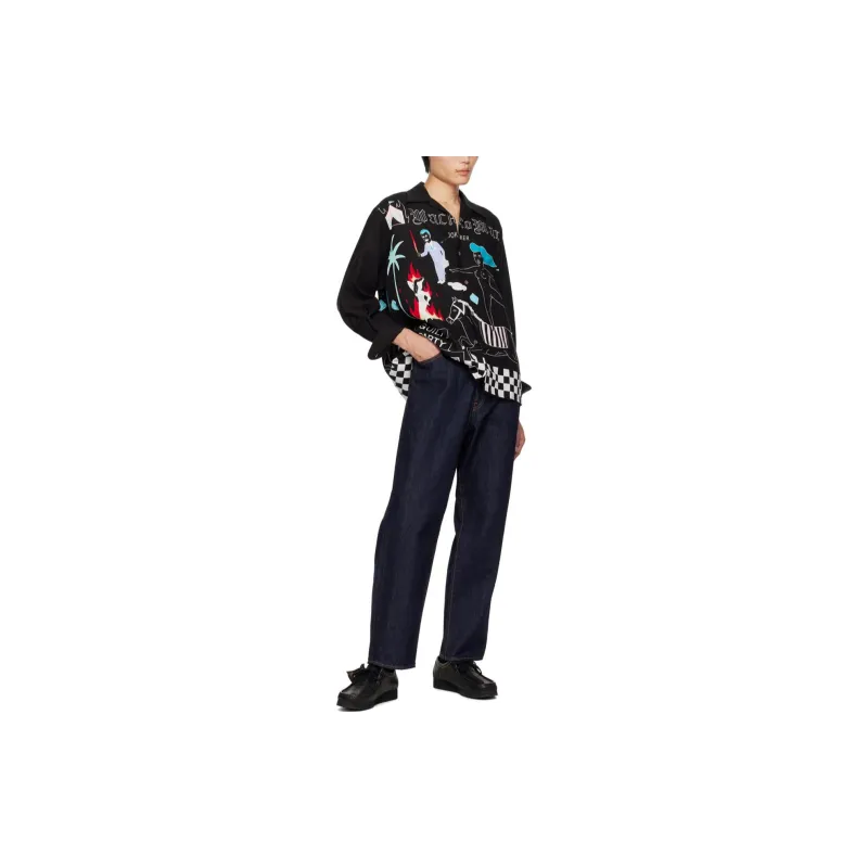 WACKO MARIA Shirts Men Black-1