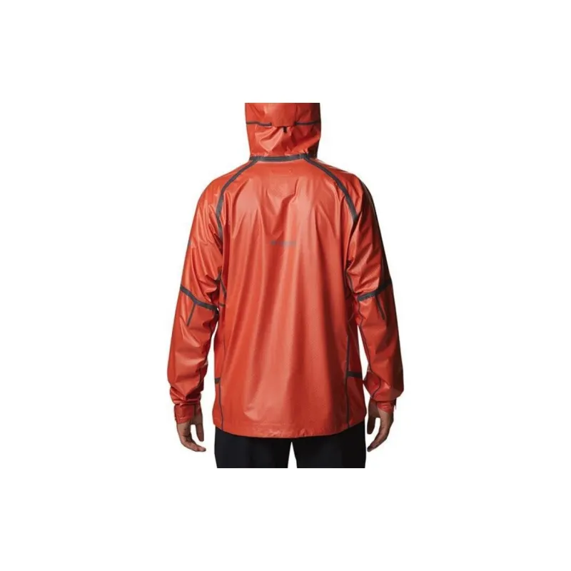Columbia Windbreaker Jacket Men's Red-2