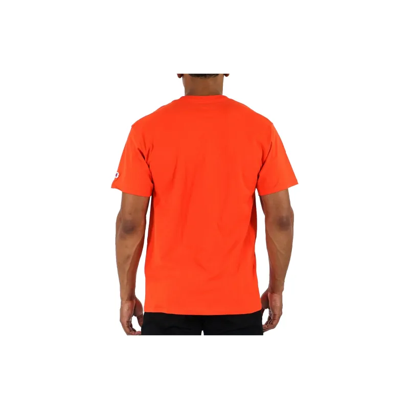 Champion T Shirt US Version Men's Orange Red-3