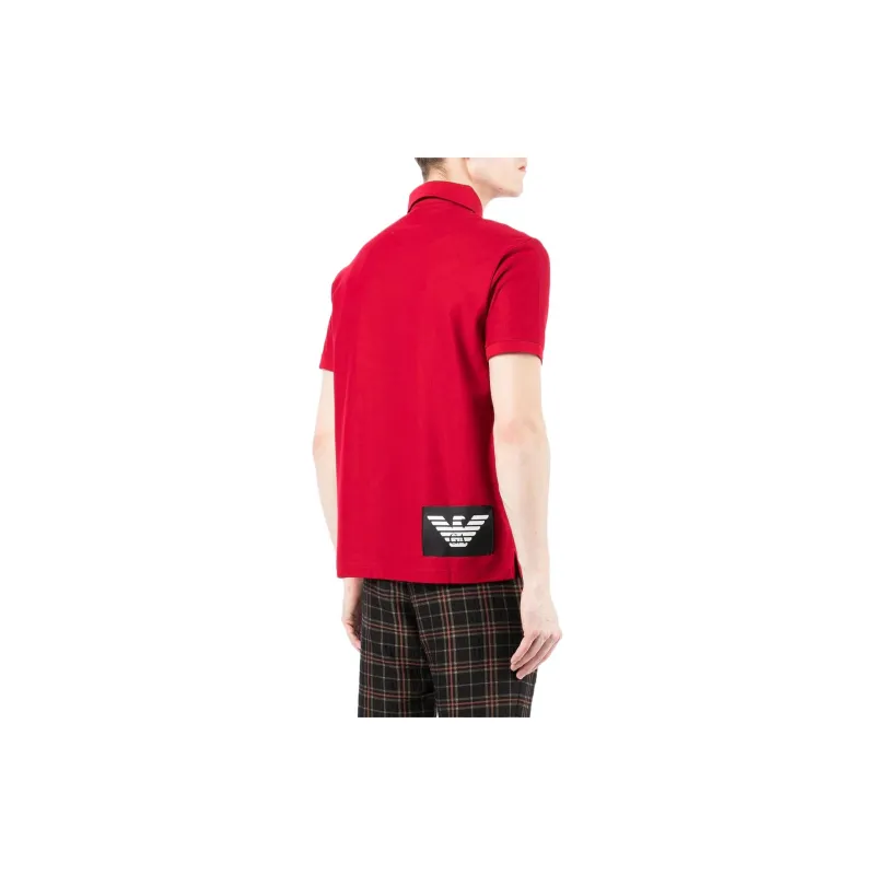EMPORIO ARMANI Polo Shirts Men Red-2