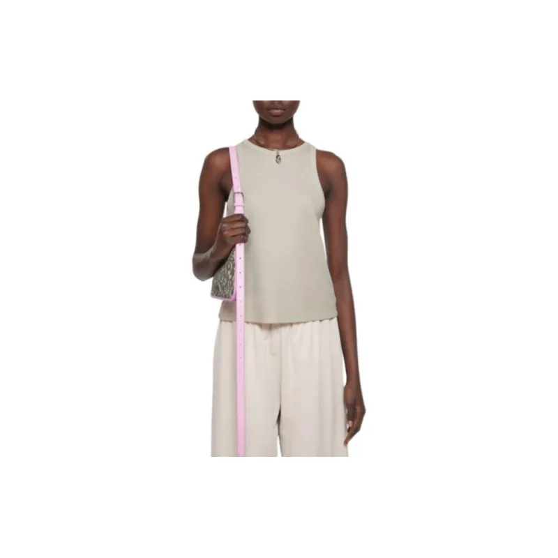 Acne Studios 2024 Autumn/Winter Collection FW24 Tank Top Unisex Bright Gray-1