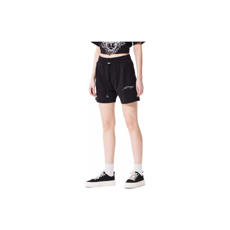 Ed Hardy SS24 Casual Shorts Unisex Black-3
