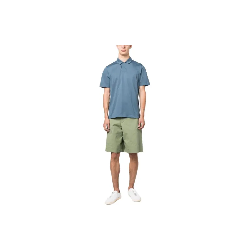 Canali Short-sleeve Cotton Polo Shirt-1