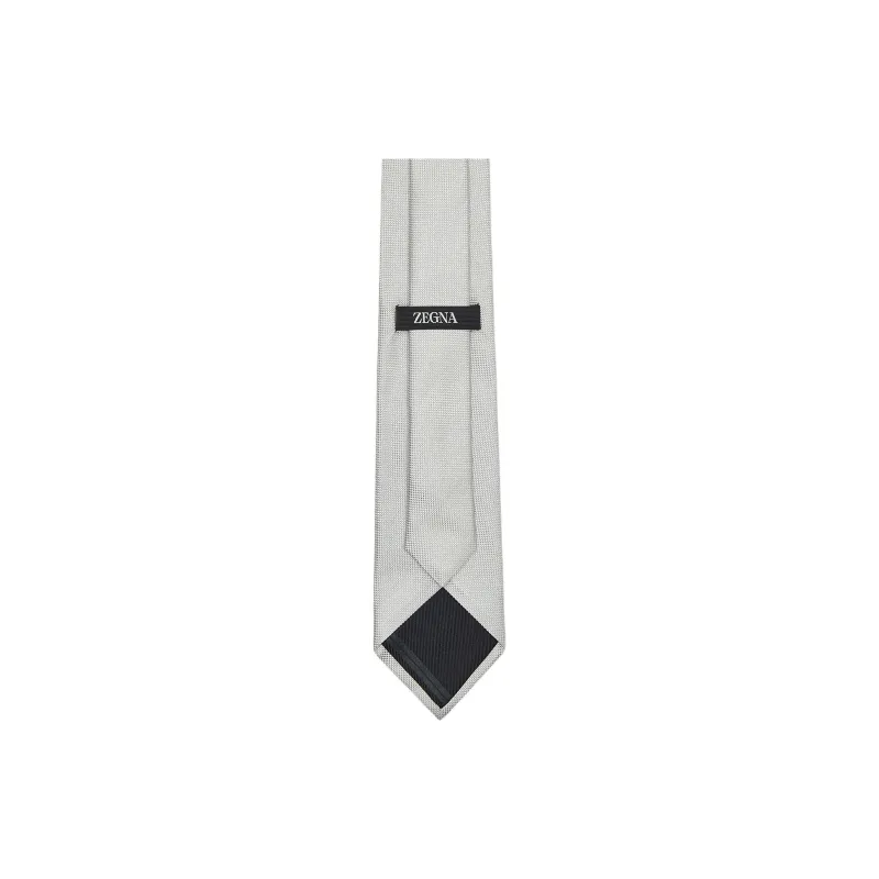 Ermenegildo Zegna Jacquard Pointed Tip Tie-1
