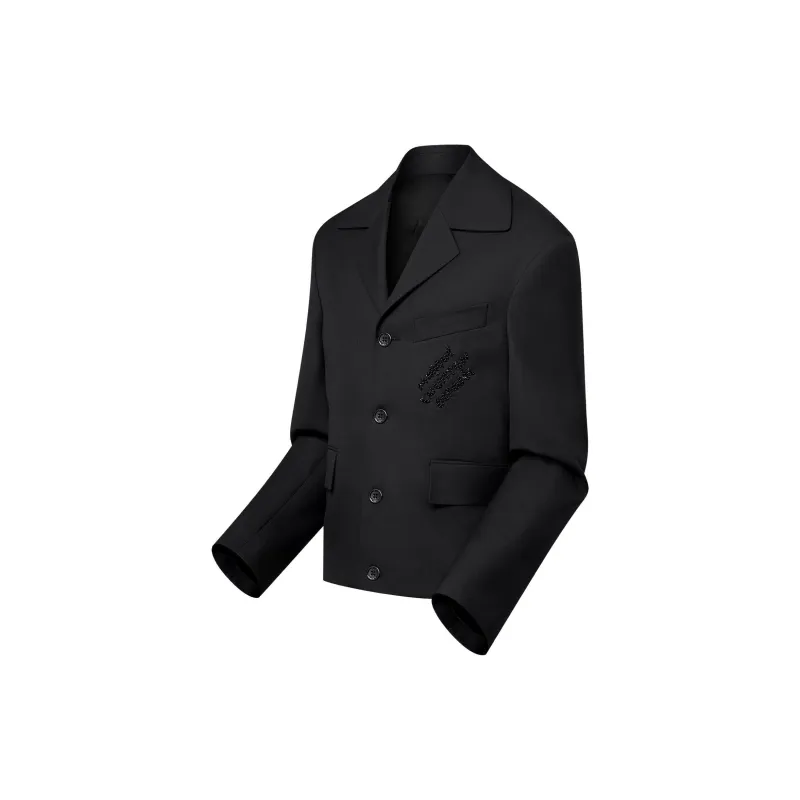 LOUIS VUITTON Embroidered Wool Signature Blouson-2