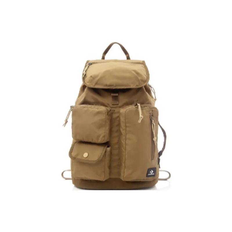 Converse Recycled Canvas Backpack Regular Unisex Brown-0
