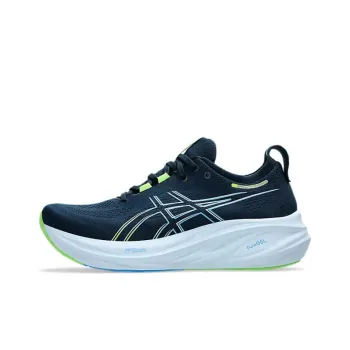 Asics GEL NIMBUS 26 Slip Resistant Cushioning Low Top Casual Running Shoes Men's Blue White