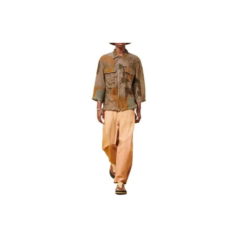 ZARA Casual Pants Men's Light Pink-2