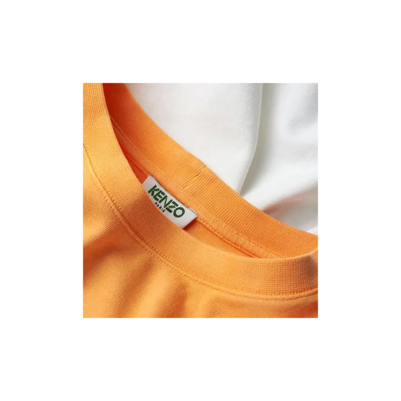 KENZO T-Shirts Men Orange Yellow-6