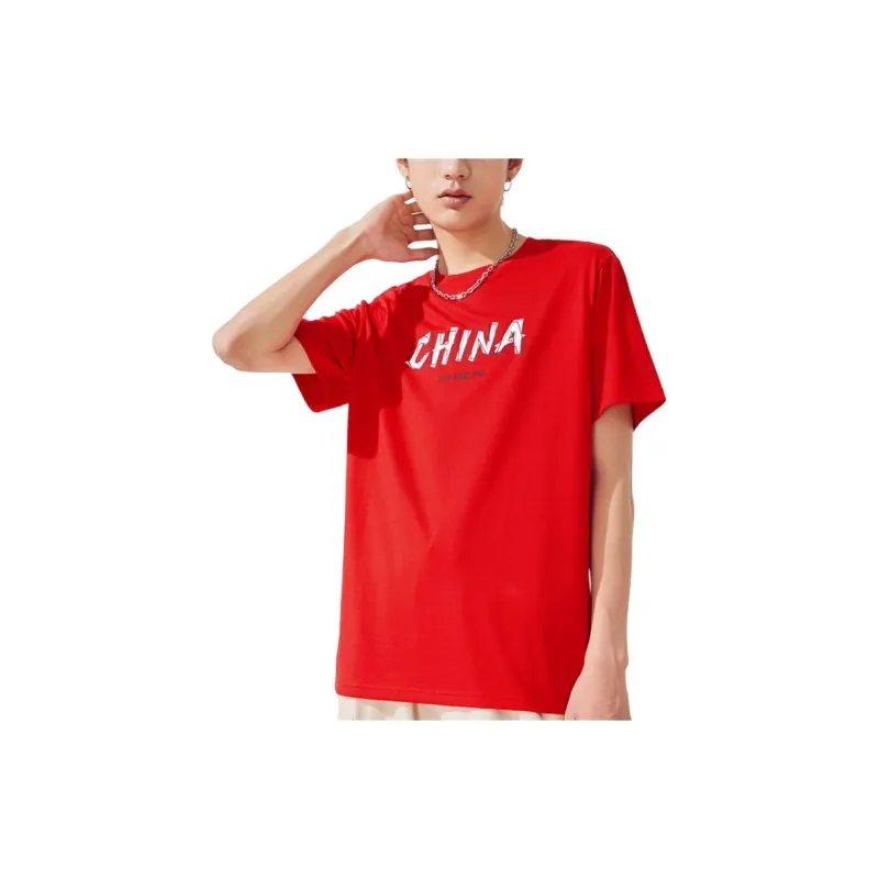 XTEP T Shirt Unisex Enchanted Red-2