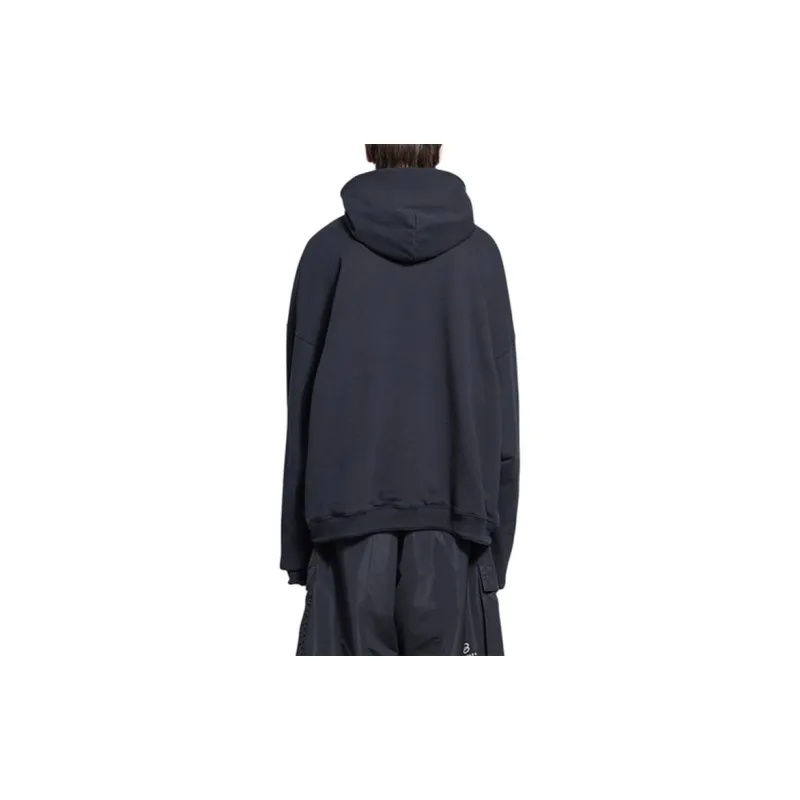 Balenciaga Fbi Print Year Of The Tiger Reversible Hoodie-3
