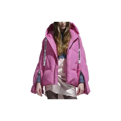 KHRISJOY Down Jackets Women's Bubble Gum Color