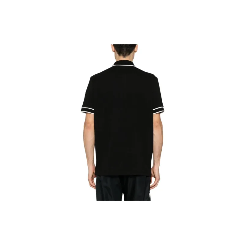 Moncler SS24 Polo Shirt Men's Black-1