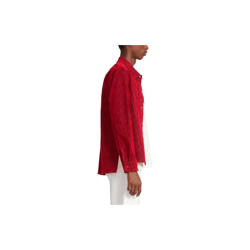 DIOR Shirts Men Red-4