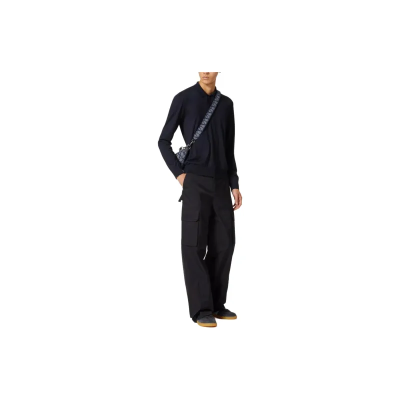 Valentino Long Sleeved Polo Shirt-1