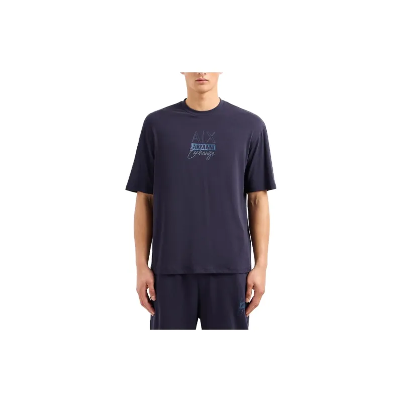 ARMANI EXCHANGE SS24 Drop Shoulder Sleeve T Shirt Men's-3