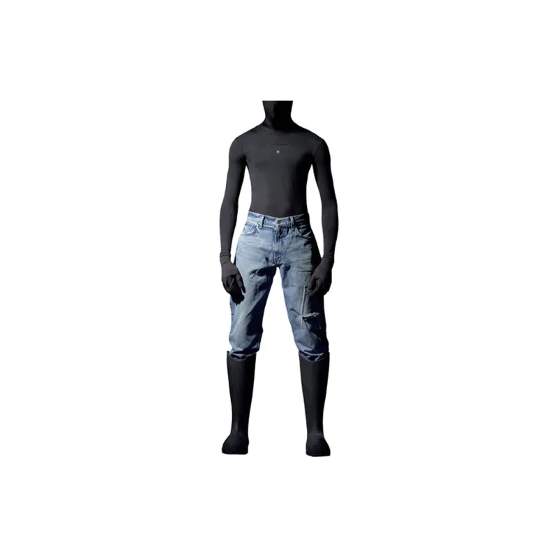 Balenciaga X YEEZY X Gap X Balenciaga Jeans Unisex Blue-5