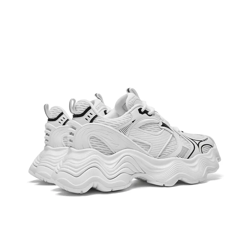 CHERYKALLY Cushioning Anti Slip And Wear Resistant Height Increasing Low Top Chunky Sneakers Women's-2