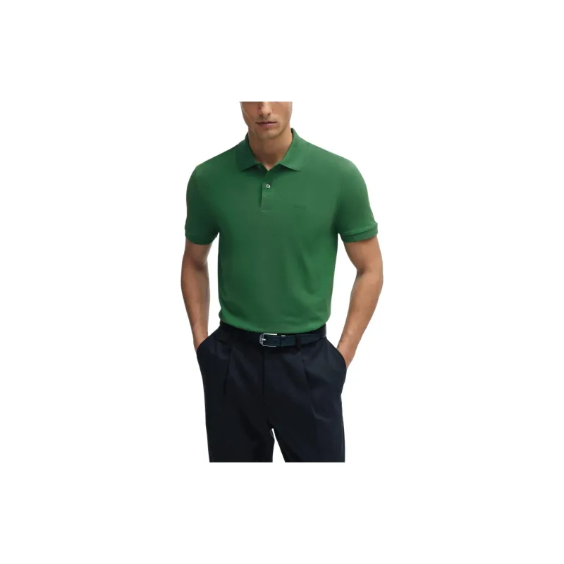 HUGO BOSS Pallas Logo embroidered Polo Shirt-2