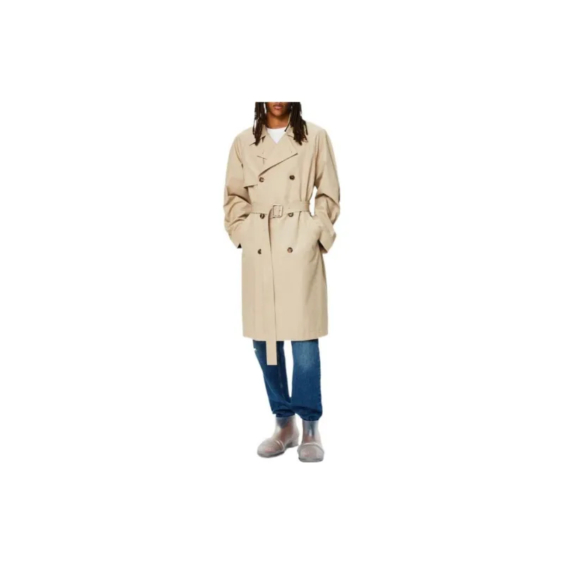 LOEWE Trench Coats Men Khaki-1