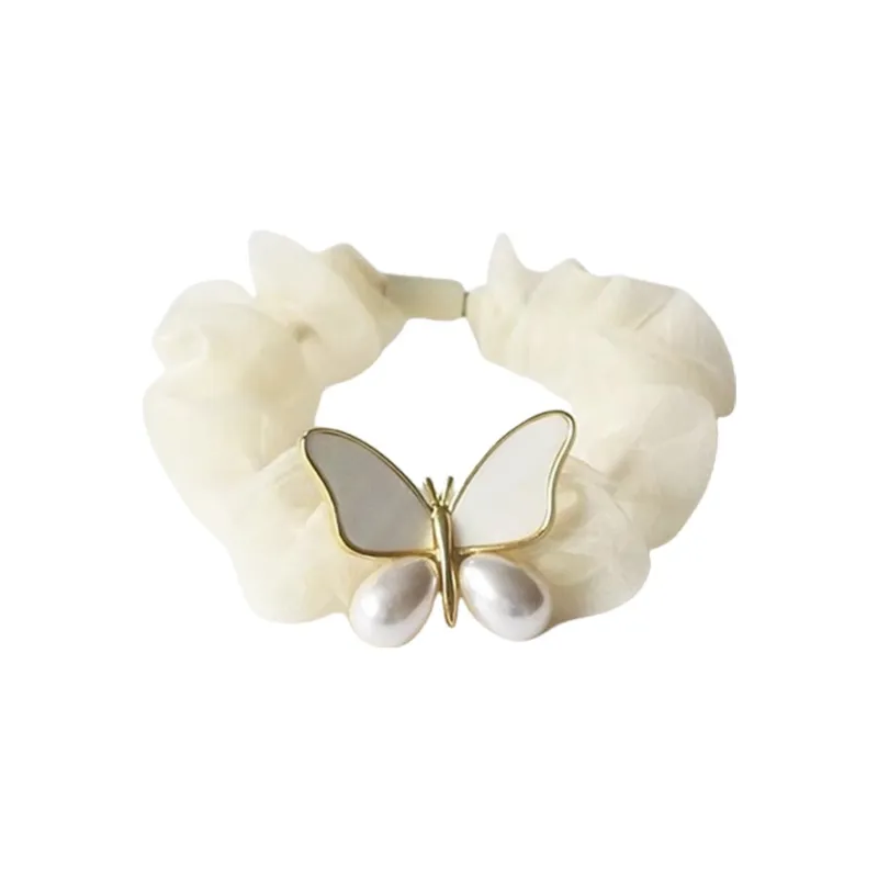 Connect The Past And The Present. Fabric Hair Tie Women's-0