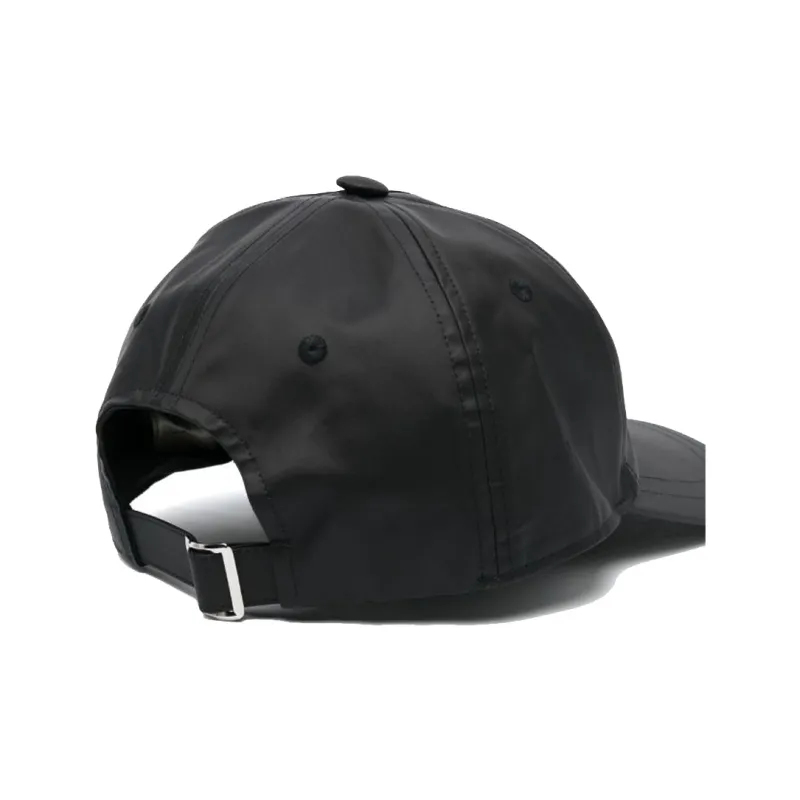 RICK OWENS/RO Nylon Baseball Caps Men's Black-3