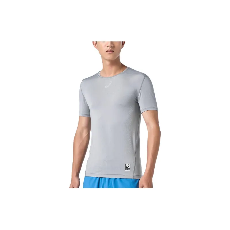 Asics Raglan Sleeve T-Shirt Men's Dark Gray-1