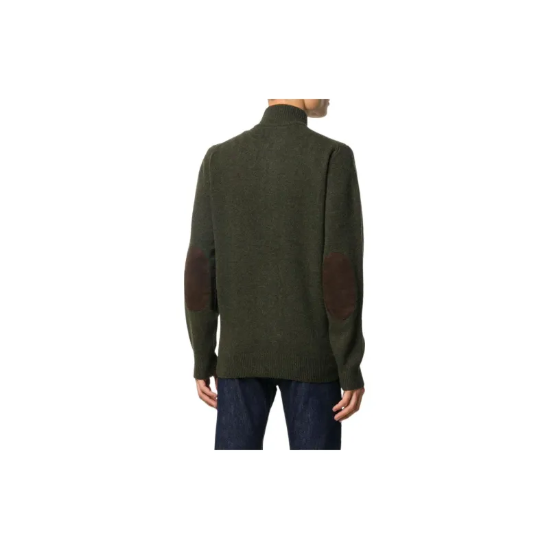 BARBOUR High Neck Button Up Cardigan-2