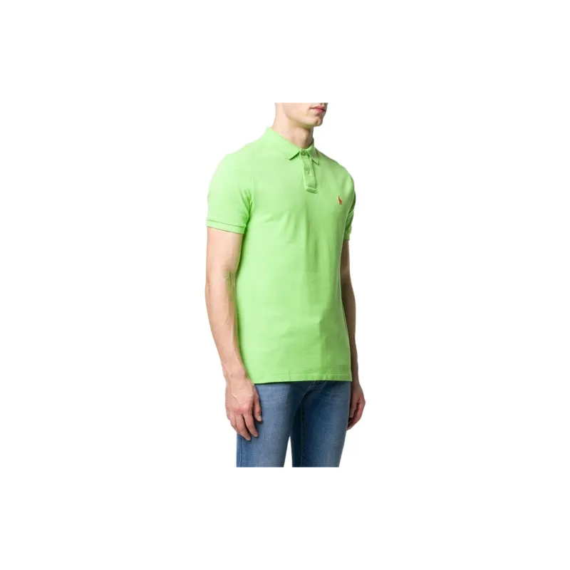 Polo Ralph Lauren Logo Embroidered Short Sleeved Polo Shirt-8