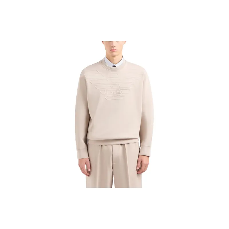 EMPORIO ARMANI Eagle embossed Sweatshirt-3