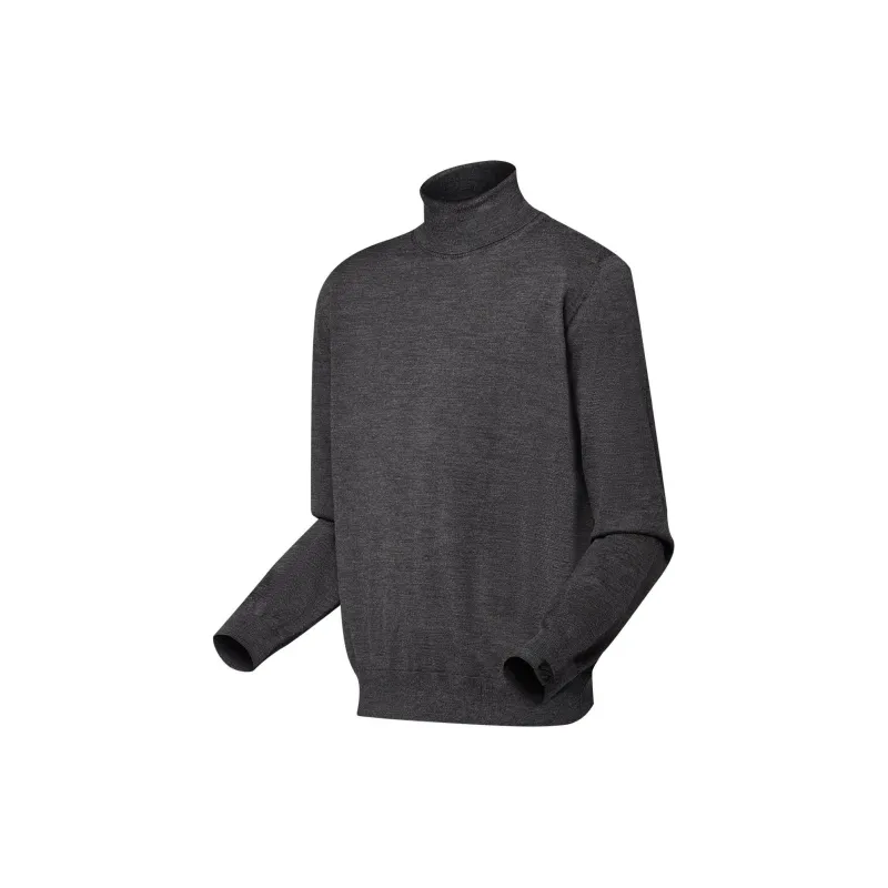 LOUIS VUITTON FW24 Cashmere Sweater Men's Gray-2