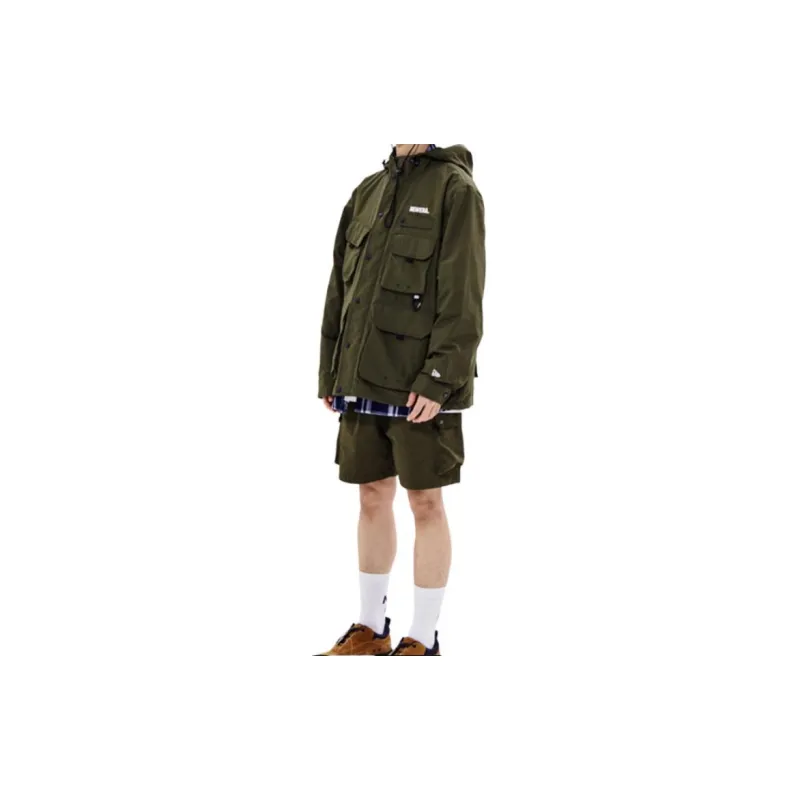 New Era SS24 Jackets Coats Men's Army Green-3