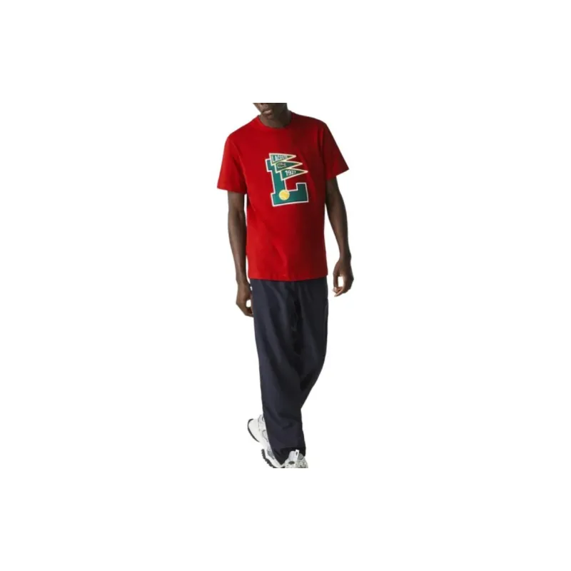 LACOSTE T Shirts Men Red-1