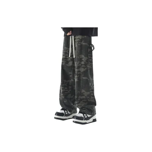 PAINT STAIN Jeans Unisex Camouflage
