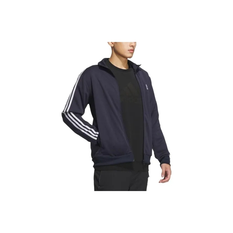 Adidas 3-Stripes Jacket Men's Dark Blue-4
