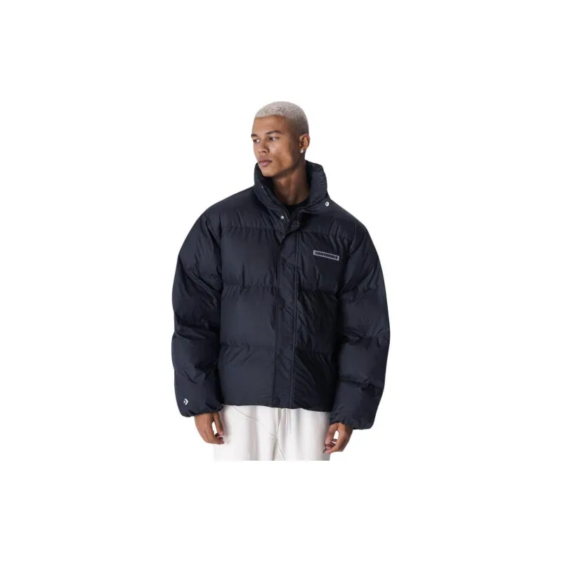 Converse Puffer Jacket Men's Black-3
