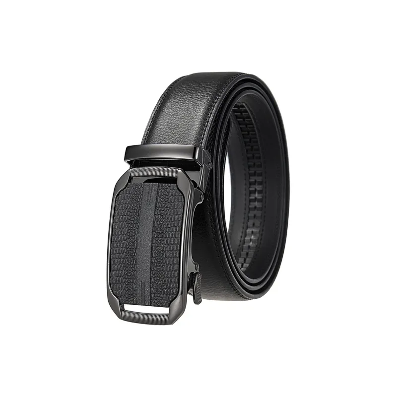 Yalu Preferred Cow Split Leather Belts Men's 3.5CM-0