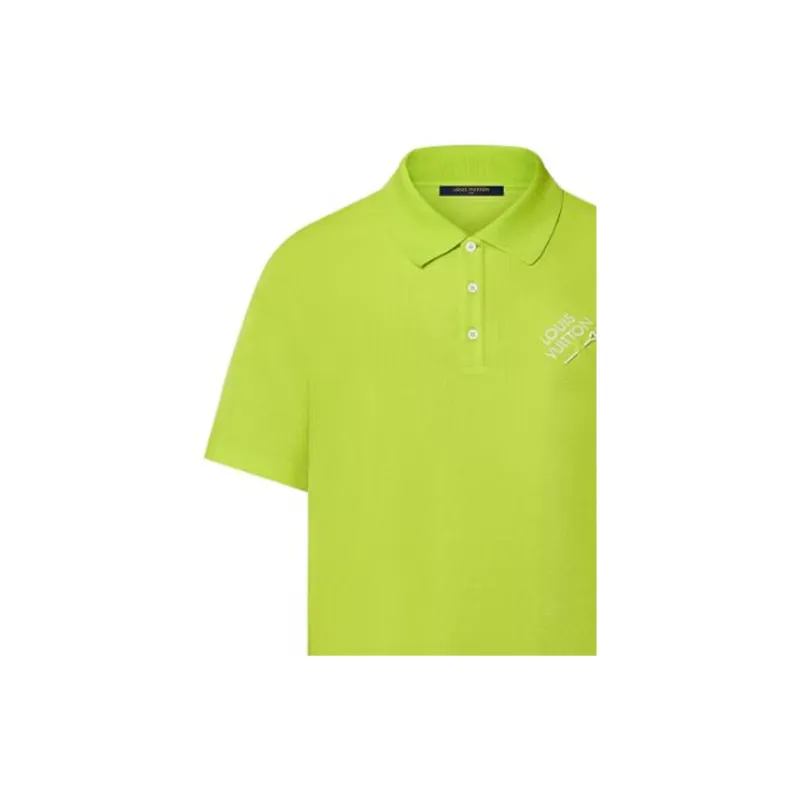 LOUIS VUITTON FW23 Polo Shirt Men's Green-3